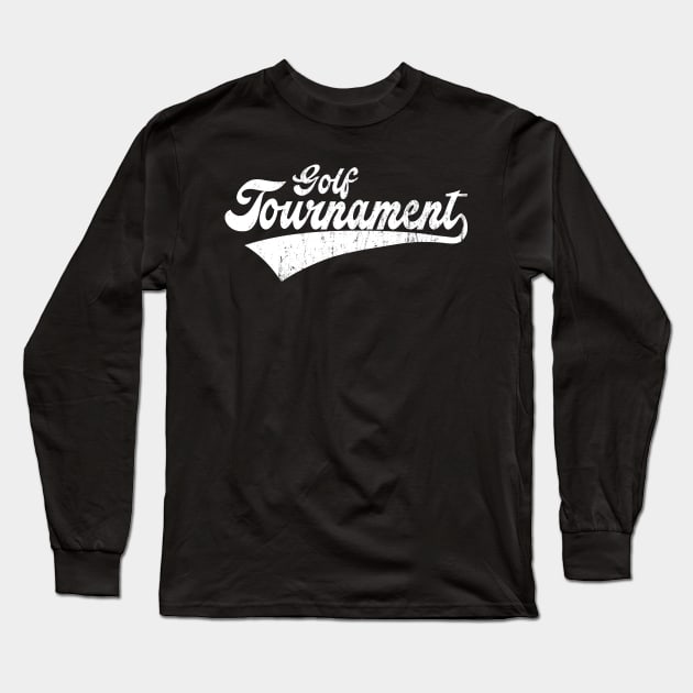 golf tournament retro style Long Sleeve T-Shirt by osvaldoport76